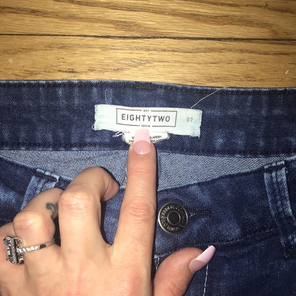 Ardenes eighty two brand jeans. Brand new without tags. Dark denim, ripped. 50$ - Picture 2 of 5